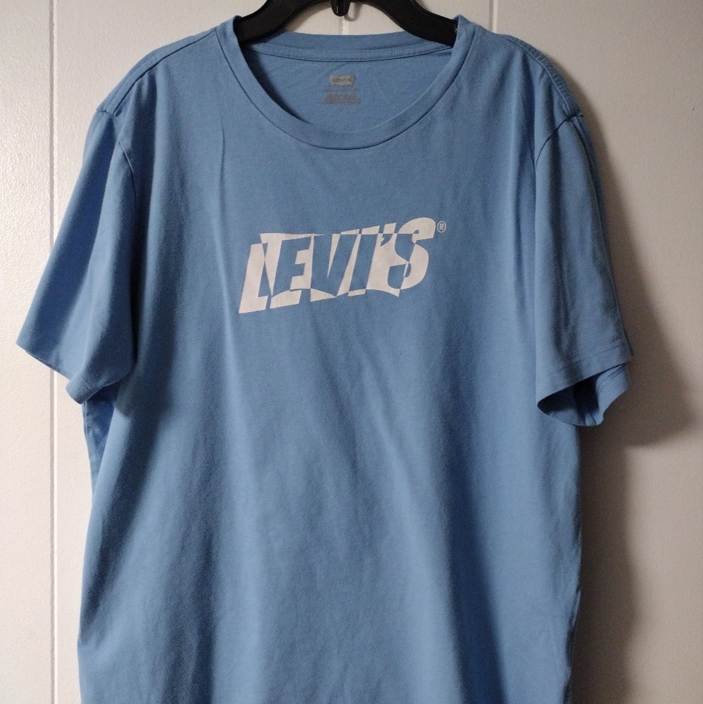 Men's Blue Levi's T-Shirt Size M